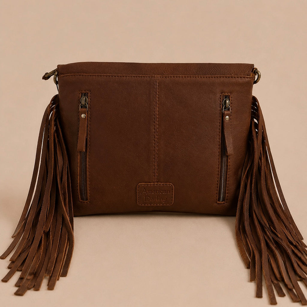Canyon Sunrise Fringe Clutch