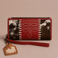 Ruby Ranch Whipstitch Wristlet